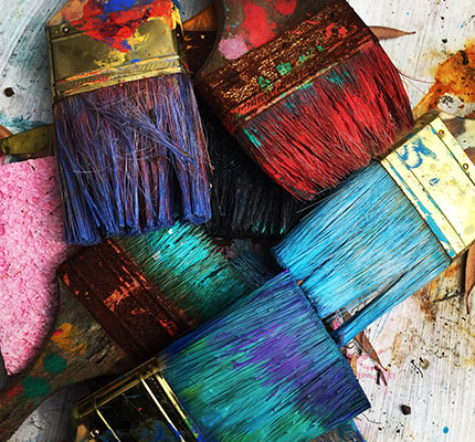 Paint Brushes - Character Example of The Creative Brand Personality Archetype