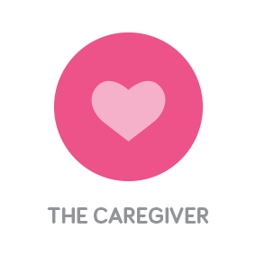 White River Design Branding with Personality Icon of The Personality Archetype The Caregiver