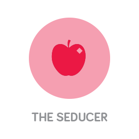 White River Design Branding with Personality Icon of The Personality Archetype The Seducer