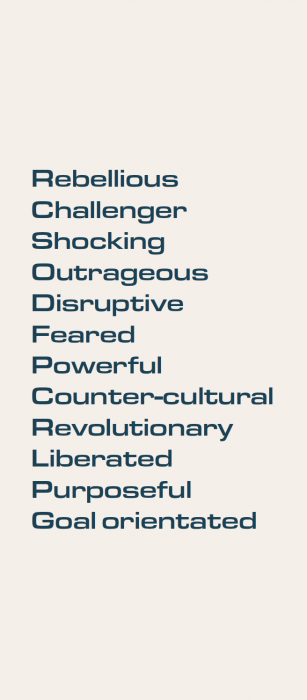 The Rebel Brand Personality Archetype